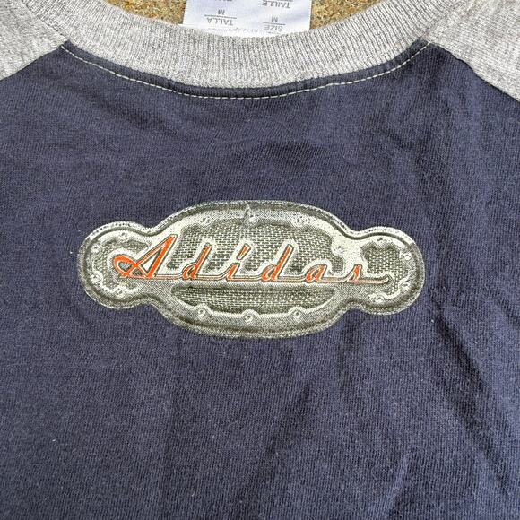 Vintage Y2K Adidas Tribal Flame Blade Logo Grunge Streetwear Sleeveless T-shirt - Picture 10 of 10